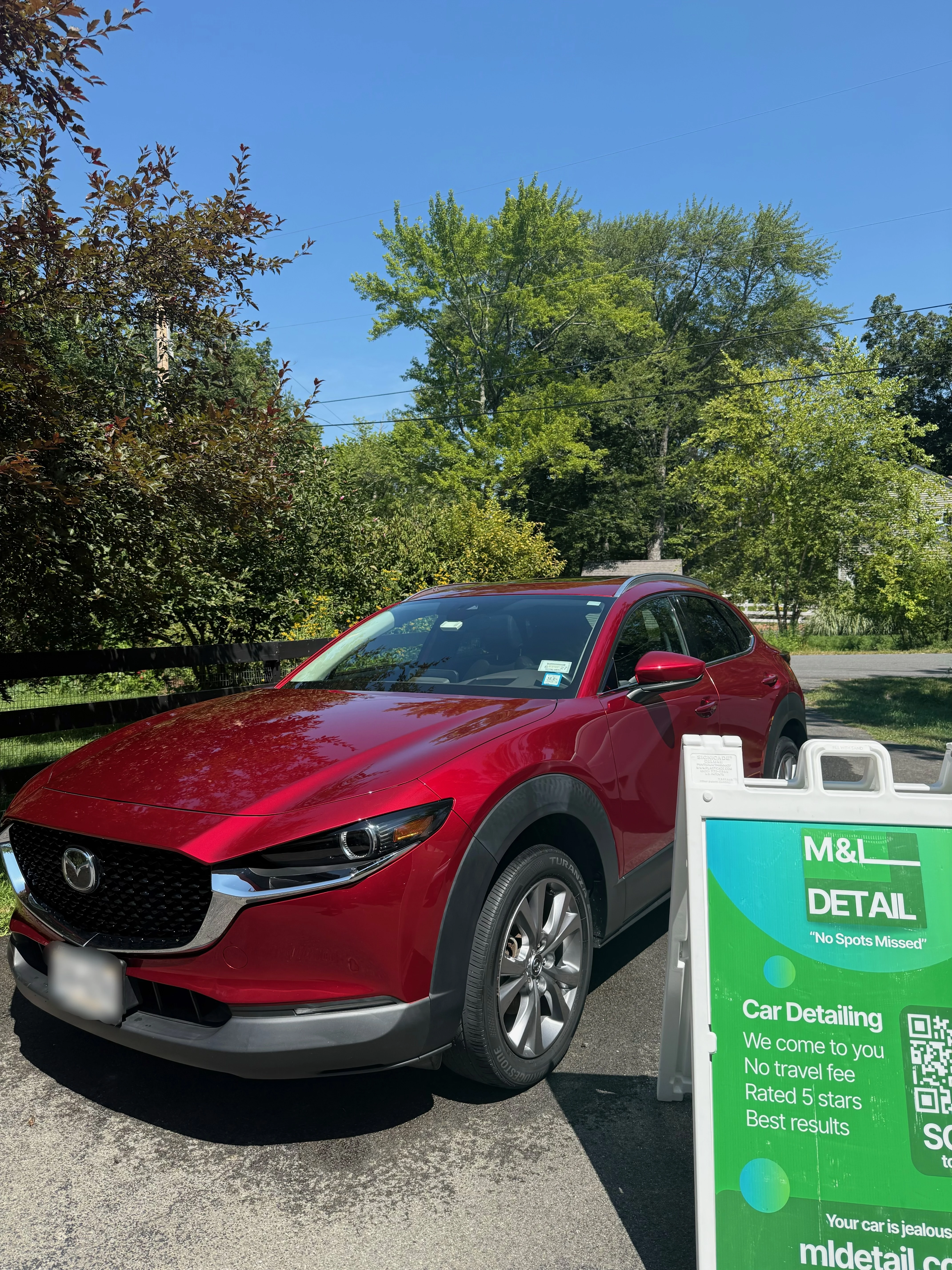 Car detailing before and after photo 18 — M&L Detail gallery